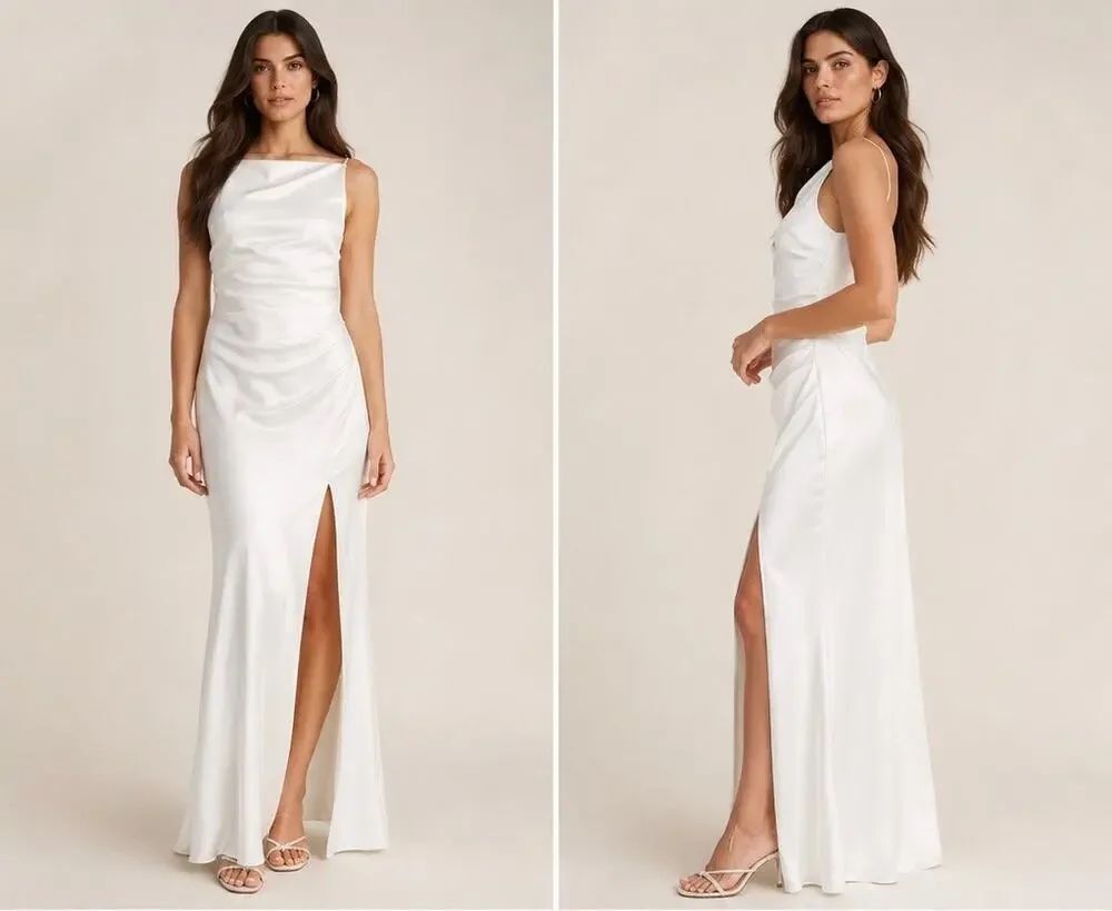 Bec+ Bridge the dreamer maxi dress ivory AU10/US6
